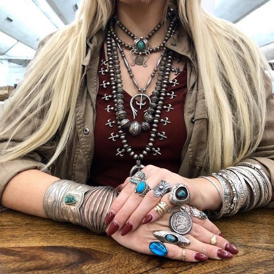 design boho, joias estilo livre