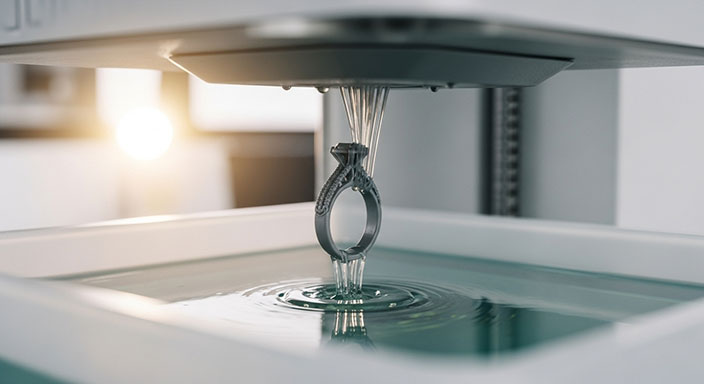 impressão de joias 3d design aplicado a joalheria